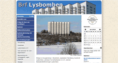 Desktop Screenshot of lysbomben.se