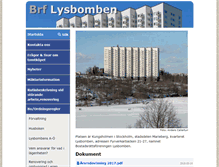 Tablet Screenshot of lysbomben.se